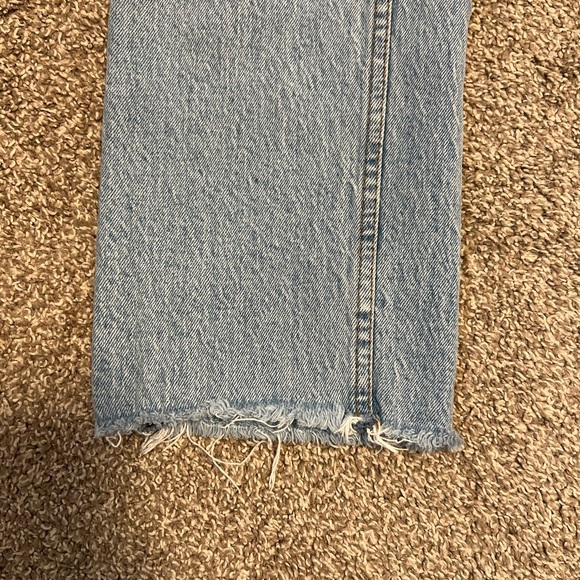 Abercrombie & Fitch curve love mid rise 90s straight jean, size 25, length short - Picture 2 of 4